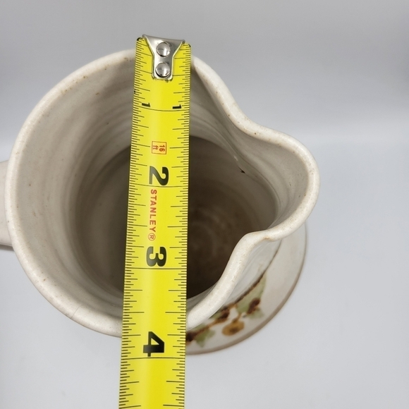 Hand Thrown Art Pottery Pitcher - Picture 5 of 5